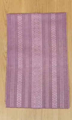 ●袋帯・紗献上● 紫色 藤色 化繊