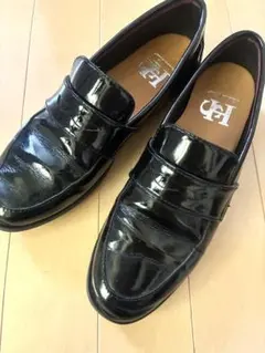 ローファーパンプス 黒 23.5 ホーキンス