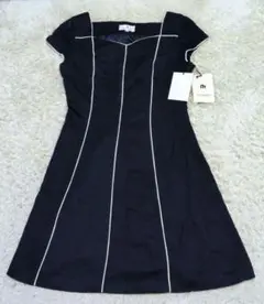 新品未使用‼️【M'S GRACY】エムズグレイシー膝丈ワンピース 　ネイビー