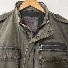 Levi's リーバイス XL ミリタリージャケット 中綿 後染め 古着