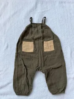 organic zoo Olive Artisan Jumpsuit 6-12m