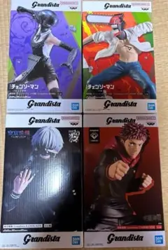 新作Grandistaフィギュア　東京喰種　呪術廻戦　チェンソーマンレゼ編計4体