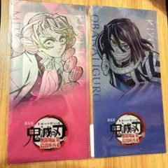 鬼滅の刃　無限城編 チケットホルダー＆チケット風カード　甘露寺蜜璃 伊黒小芭内