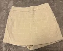 ☆ZARA XS ツイード素材　スコート☆