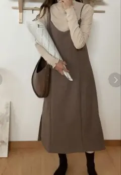 ラウアー バックストリングキャミワンピース