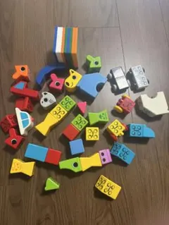People ピープル ピタゴラス　知育ブロック 大量セット