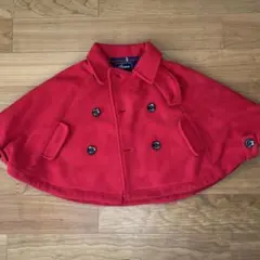 Tappet 赤いフリースポンチョ