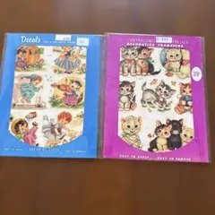 Meyercord社 転写シール デカール ビンテージ ラバードール アニマル