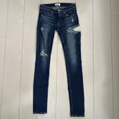 【極美品】GYDA SIDE RIPPED スキニーデニムパンツ Sサイズ