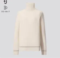 ミ*ヤ様 【ユニクロ ジル・サンダーコラボ ＋J 】 3Dカシミヤタートルネック