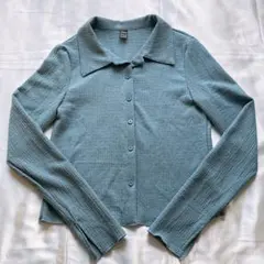 SHEIN リブ編み長袖カーディガン