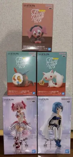 まどか☆マギカ 鹿目まどか 美樹さやか キュゥべえ お菓子の魔女 べべ　5個