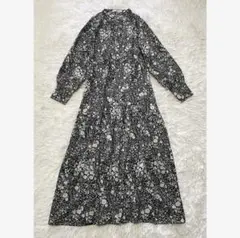 LHELBIE レルビエ　小花柄プリントワンピース