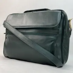 【極美品・A4可・2Way】オーデマピゲ ショルダーバッグ 手提げ レザー 緑