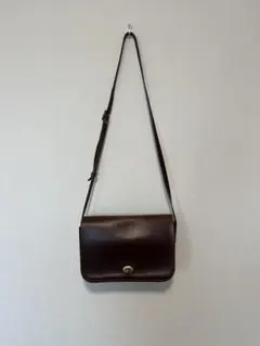 レザー ショルダーバッグ　ブラウン　TIDEWAYのサムネイル