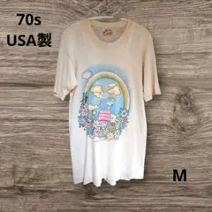 70s saturdays スヌーピー Tシャツ USA製 シングルステッチ