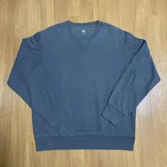 ユニクロ スウェットシャツ 08ダークグレー XLサイズ 男女兼用