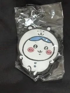 ナガノマーケット ハチワレ ラバーキーホルダー