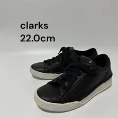 【美品】クラークス クラフトカップウォーク ブラックレザー 22cmのサムネイル