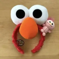 USJ エルモ カチューシャ モッピー マスコット ユニバ セサミストリート 赤