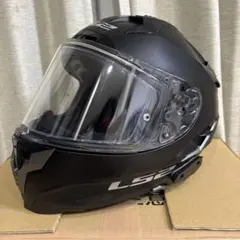 LS2 フルフェイス　チャレンジャー　マットブラック　Lミラーシールド付きのサムネイル