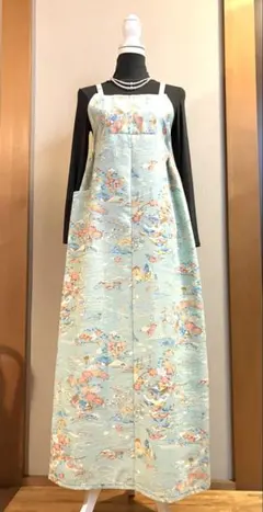 ˚✧⁎⁺˳✧༚着物リメイク　ハンドメイド　キャミワンピース˚✧⁎⁺˳✧༚