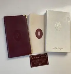 Cartier カルティエ 長財布 ヴィンテージ　ボルドーのサムネイル