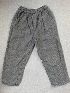 L.COPECK キッズ用チェック柄パンツ