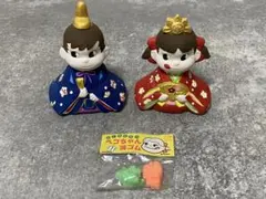不二家 ペコちゃん 雛人形 フィギュア 消しゴム セット　中古のサムネイル