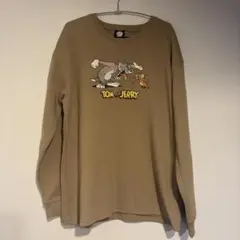 トムとジェリー ベージュ トレーナー Lサイズ