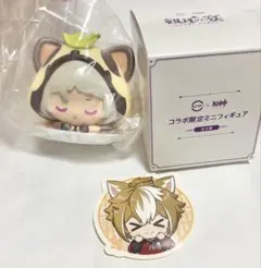 原神 スシロー 観月の月 早柚 ミニフィギュア　ゴロー　ステッカー付き