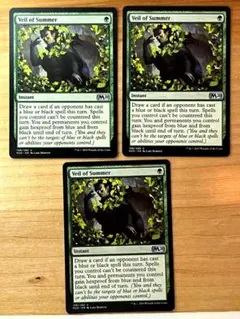 夏の帳 / Veil of Summer 英語 旧枠Foil MTG Veil of Summer 夏の帳 foil 英語 旧枠 - メルカリ