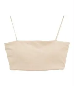 CLANE THIN CORD BANDEAU BRA TOPSベージュ2新品のサムネイル