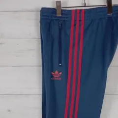 adidas アディダス トラックパンツ ネイビー オレンジ 95　Mのサムネイル