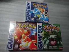 ポケモン 赤・青・緑 フルセット　ゲームボーイ　英語版 海外版