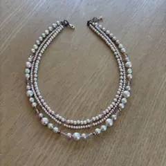 イミテーションパールネックレス