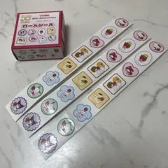 サンリオ いちご新聞50周年記念 ロールシール　8柄×3シートおすそわけ