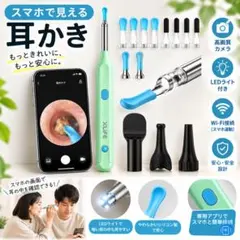 カメラ付き耳かき ワイヤレス LEDライト付き