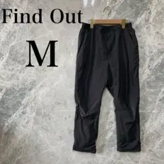 Find Out メンズ M 黒 ジョガーパンツ ウエストゴム 軽量