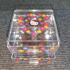 ハローキティ クリア引き出しケース 小物入れ