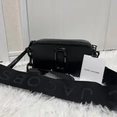 【極美品】マークジェイコブス ショルダーバッグ スナップショット レザー 黒