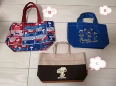 SNOOPY★ランチバッグ＆バッグinバッグ