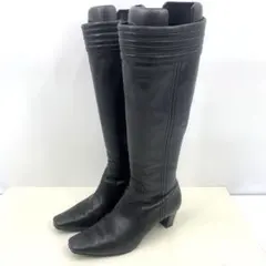 コールハーン サイズ表記「6 1/2 B」　23.5センチ程度　ブラックレザー