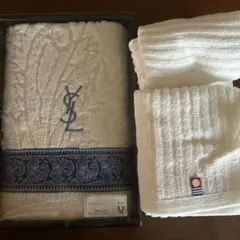 YSL ホワイトタオルセット