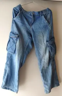 キッズ　デニムワークパンツ