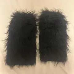 レッグウォーマー ブラック