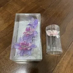 【フォーマル】紫とピンクの花 ブローチ・コサージュ