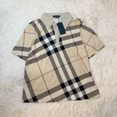 【未使用タグ付き】バーバリー ノバチェック 開襟シャツ 大きいサイズ 希少