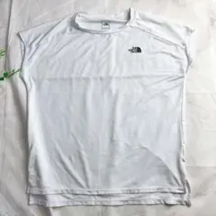 ザノースフェイス 半袖 Tシャツ M 白 GTDロゴクルー 吸汗速乾 レディース