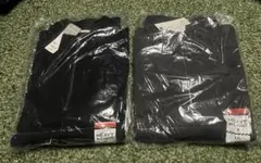 GU ヘビーウェイトスウェットハーフジップトレーナー XXL ブラック　グレー